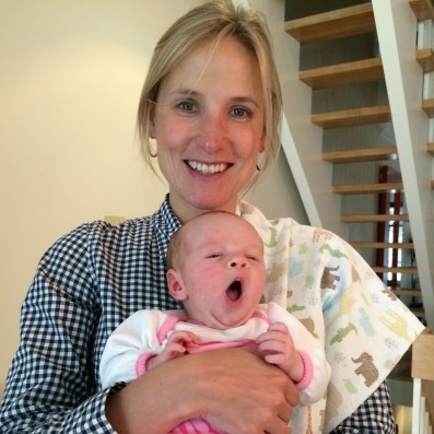 Alyson and baby Ingrid